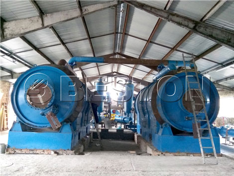 Tire Pyrolysis Plant