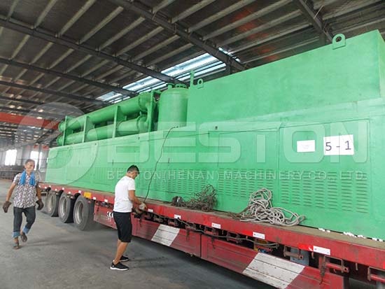 Continuous Tyre Pyrolysis Machine to Romania